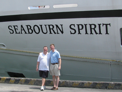 Outside Seabourn Spirit