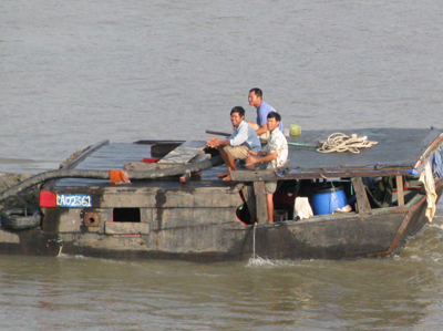 Boat On Mekong Delta