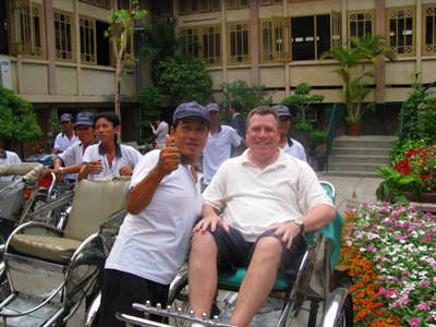 Pedicabs in Saigon