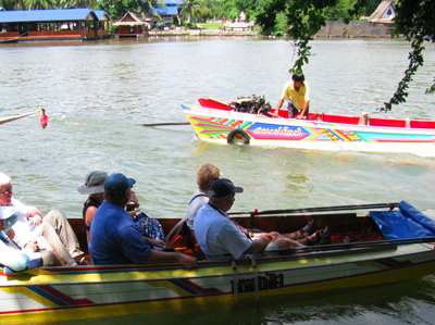 Long Boats on Kwai River