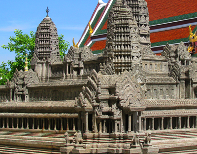 Angkor Wat Replica In Bangkok Temple Complex