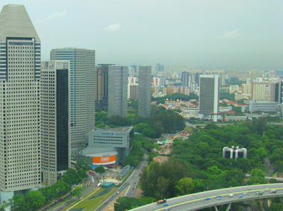 View From Singapore Flyer