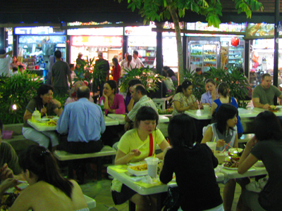 View of Newton's Circus Food Court