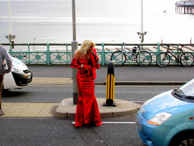 Drag show on the street, Brighton