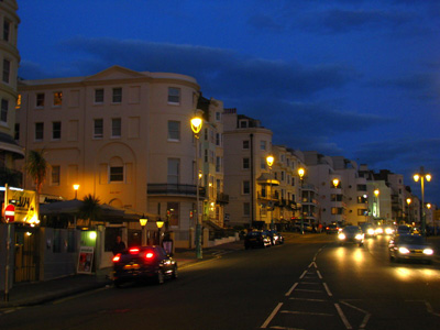 Brighton at night