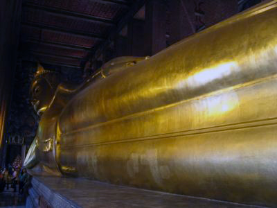 Bangkok largest reclining Buddha